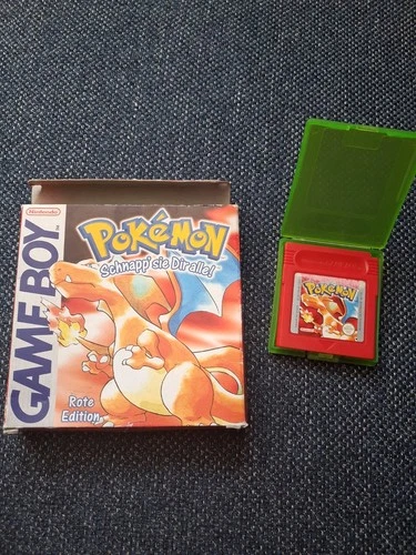 Nintendo Gameboy Pokemon Rote Edition, OVP + Modul