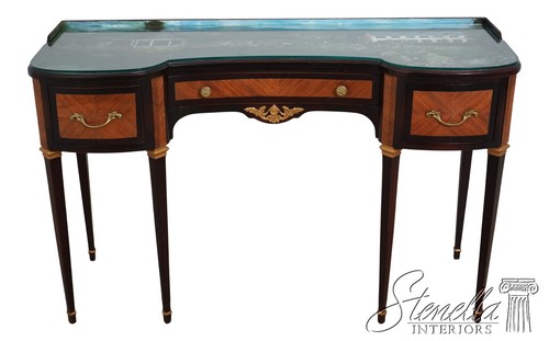 L62219: Vintage French Louis XV Vanity w. Hand Painted Top