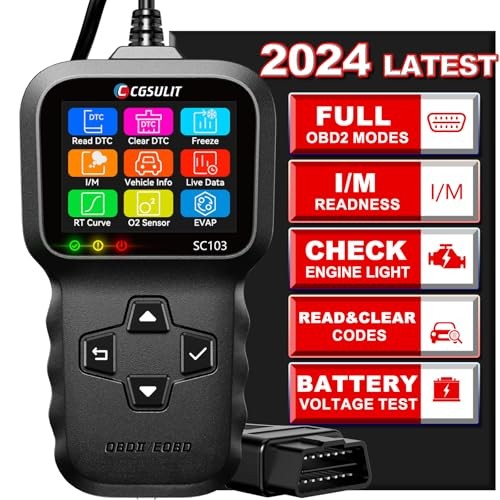 OBD2 Scanner SC103 Car Code Reader for Engine Light Diagnostics and Smog Check