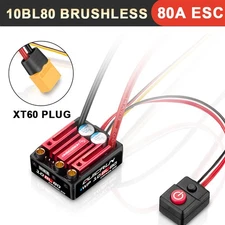 Hobbywing QUICRUN WP 10BL80 80A Brushless Sensorless ESC For RC 1/10 Crawler Car