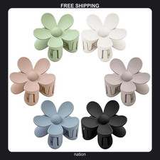 6 Pack Floral Hair Claw Clips for All Hair Types
