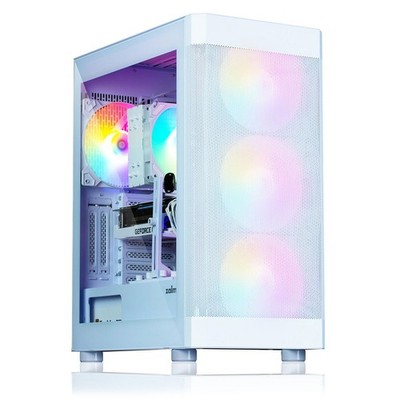 Zalman i4 TG White ATX Gaming PC Case - USED VG 1 - MISSING ACCESSORIES