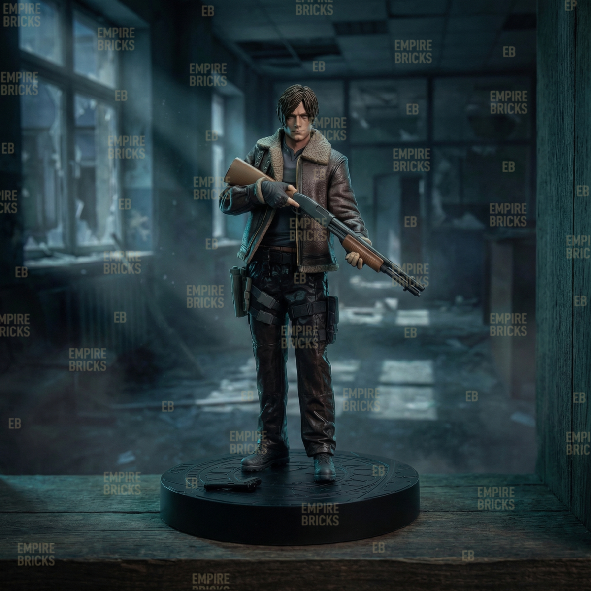 Resident Evil 4 Remake Collector's Edition Leon Statue Figure Box