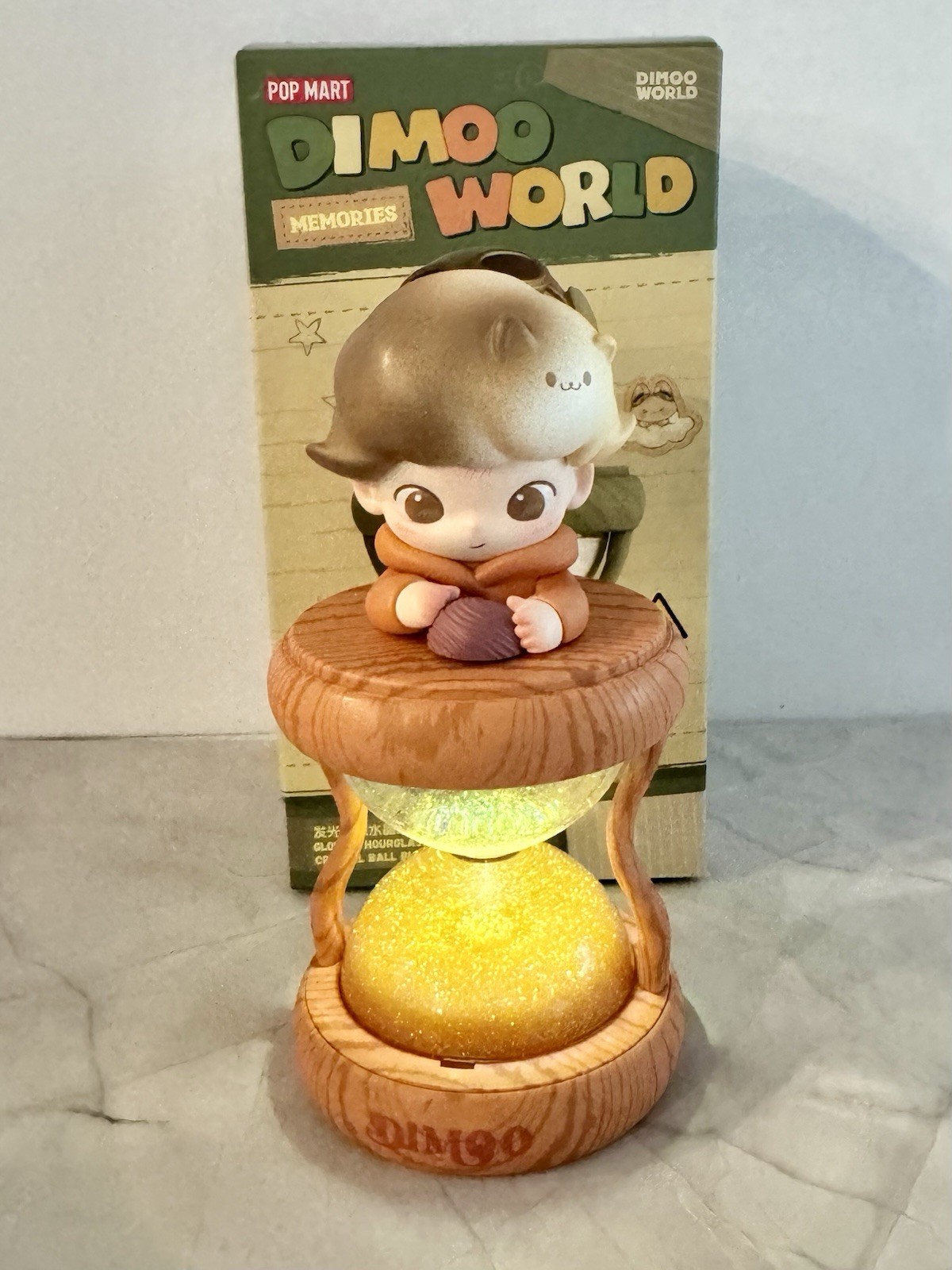 DIMOO Memories We Hold Glowing Hourglass Crystal Ball Blind Box Purring Thread