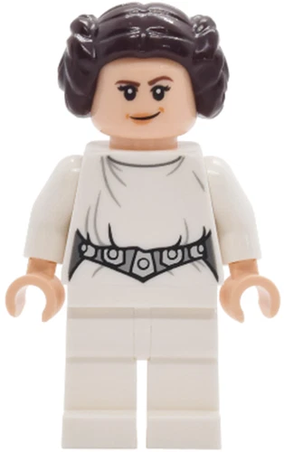NEW LEGO Minifig Princess Leia - White Dress SW1459 75419 Death Star - UCS