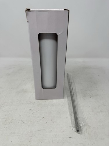 50Pack Straight Sublimation Tumblers Bulk Blank 20oz Stainless Steel White - Picture 7 of 16