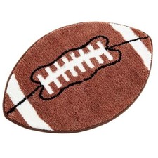 Football Rug for Boys Room Decor 32x20" Non Slip Absorbent Sports Soft Carpet