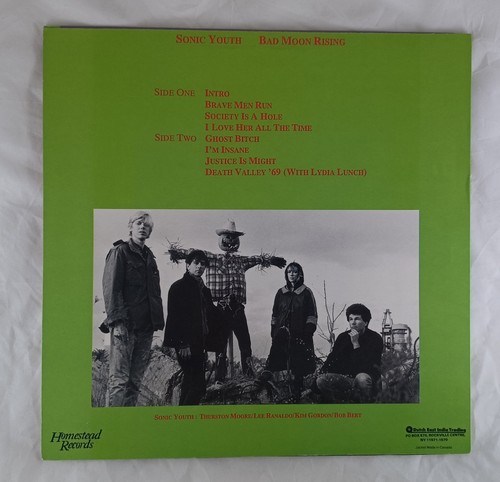 💿Sonic Youth: Bad Moon Rising 1985/1986 Homestead HMS016 Vinyl LP Record/Insert - Picture 2 of 16