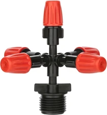 Micro Drip Irrigation Sprinkler Heads, 360° Mist Drip Emitters for Garden Irriga