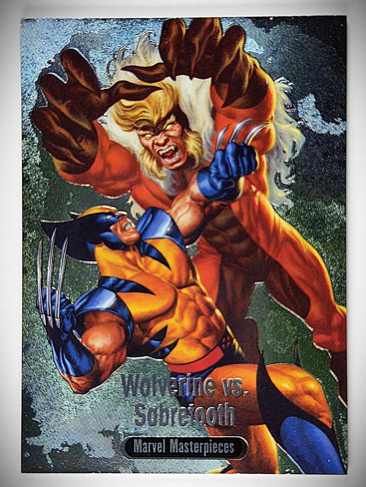 Wolverine Vs. Sabretooth #BS-2 Marvel 2016 Masterpieces Battle Spectra trading card — raw and PSA graded price guide