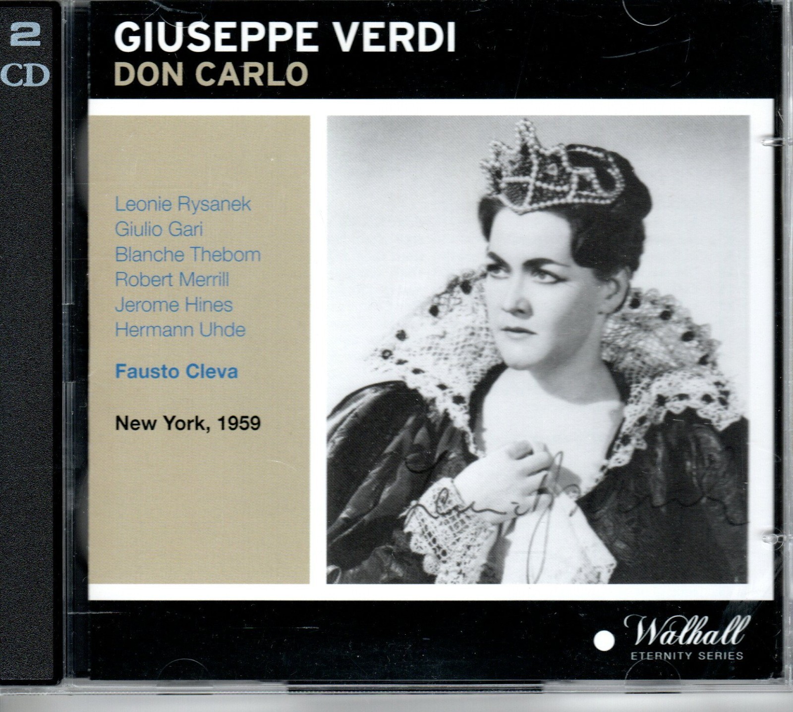 VERDI - DON CARLO - RYSANEK - GARI - MERRILL - CLEVA - MET 1959