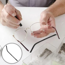  Glasses Replacement Temple Arm, Black Eyeglasses Arms Legs Eyewear Frame