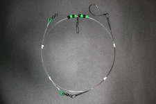 4Ft Shark & Bull Red Drum Rig, 10/0 Inline Circle Hook, Handmade Surf Leader