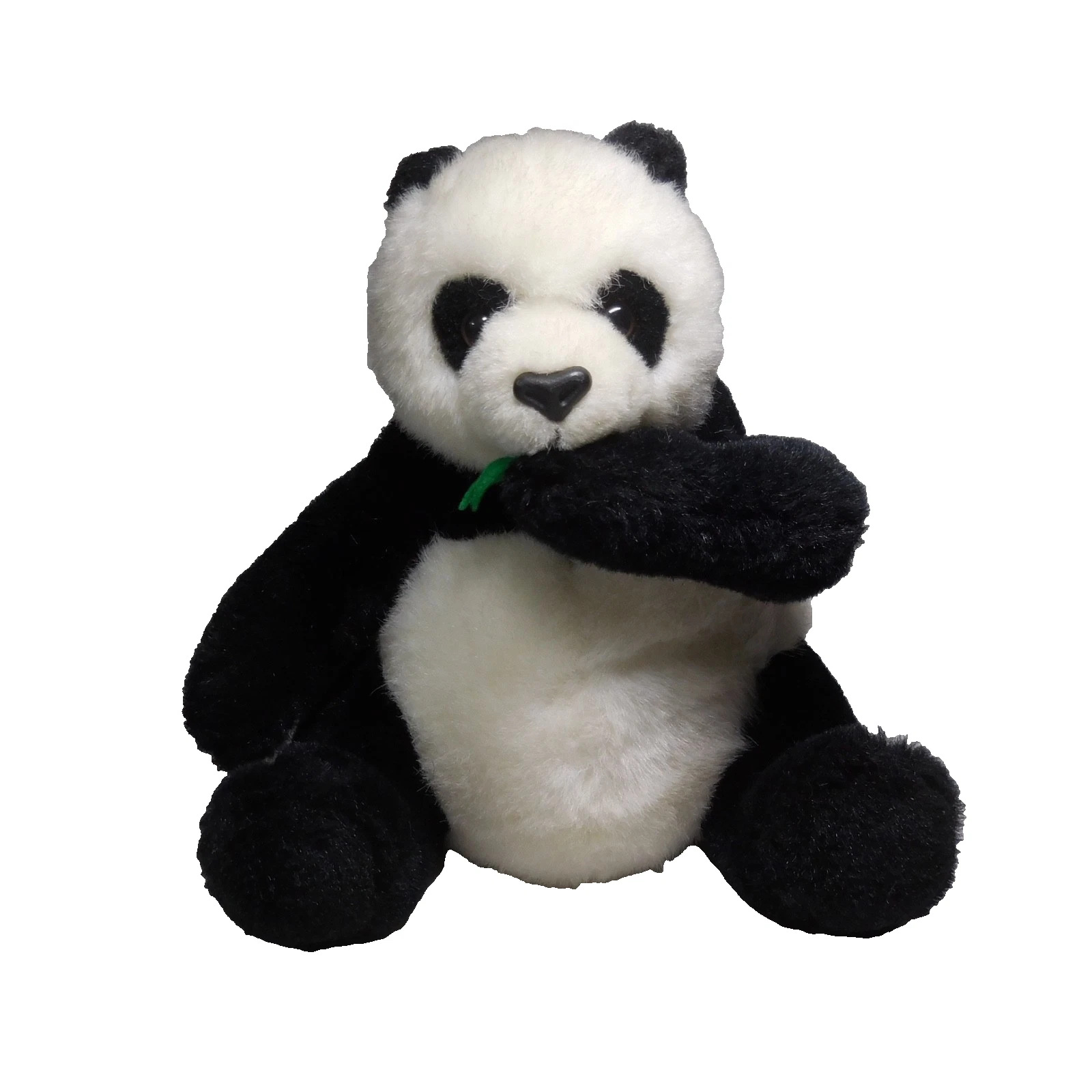 N25.181 The Futuroscope Jaunay-Clan France Panda Bear Plush Toy Black White