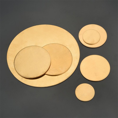 Blank Discs Round Metal Disc H62 Solid Brass 50/100/150/200mm Dia 0.8