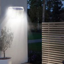 Solar Power 90LED Lights PIR Motion Sensor Outdoor Garden Security LED Wall Lamp