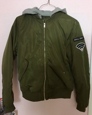 lime green hoodie h&m