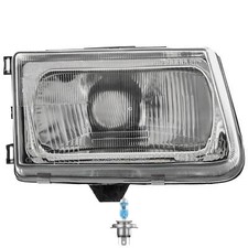 Halogen Scheinwerfer rechts H4 für Opel Corsa A CC inklusive Lampen