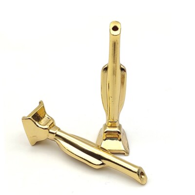 2Pcs/set Gold Metal Tube Straw For Party Snuff Easy Carry For Travel Vacuum