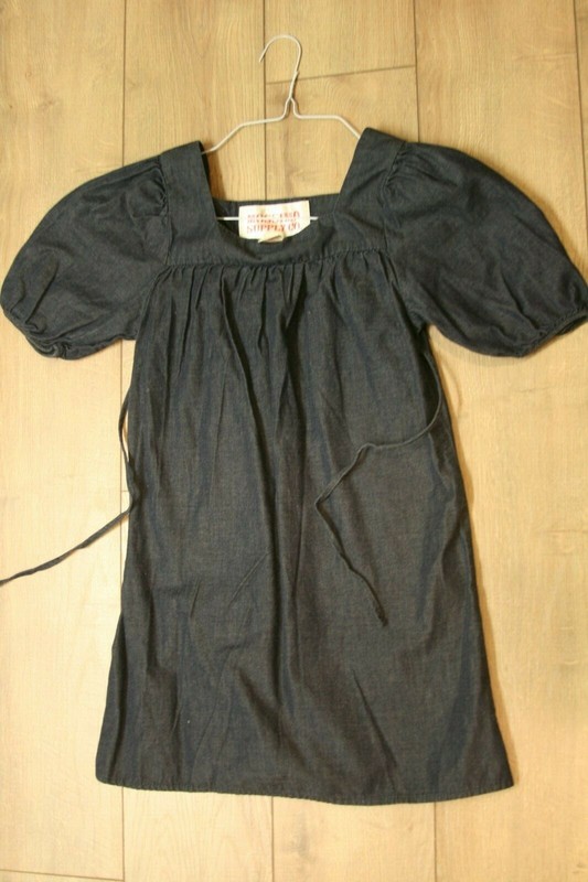 Mossimo girls blue denim dress size M GUC