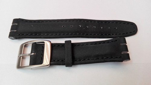 Cinturino nero con attacco per orologio Swatch, Ansa 21 mm | eBay