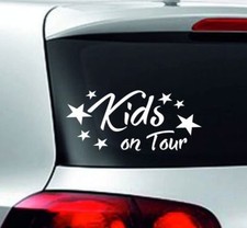 Baby Aufkleber Kids Sticker Autoaufkleber Baby on Board KIDS Kinder on Tour 62