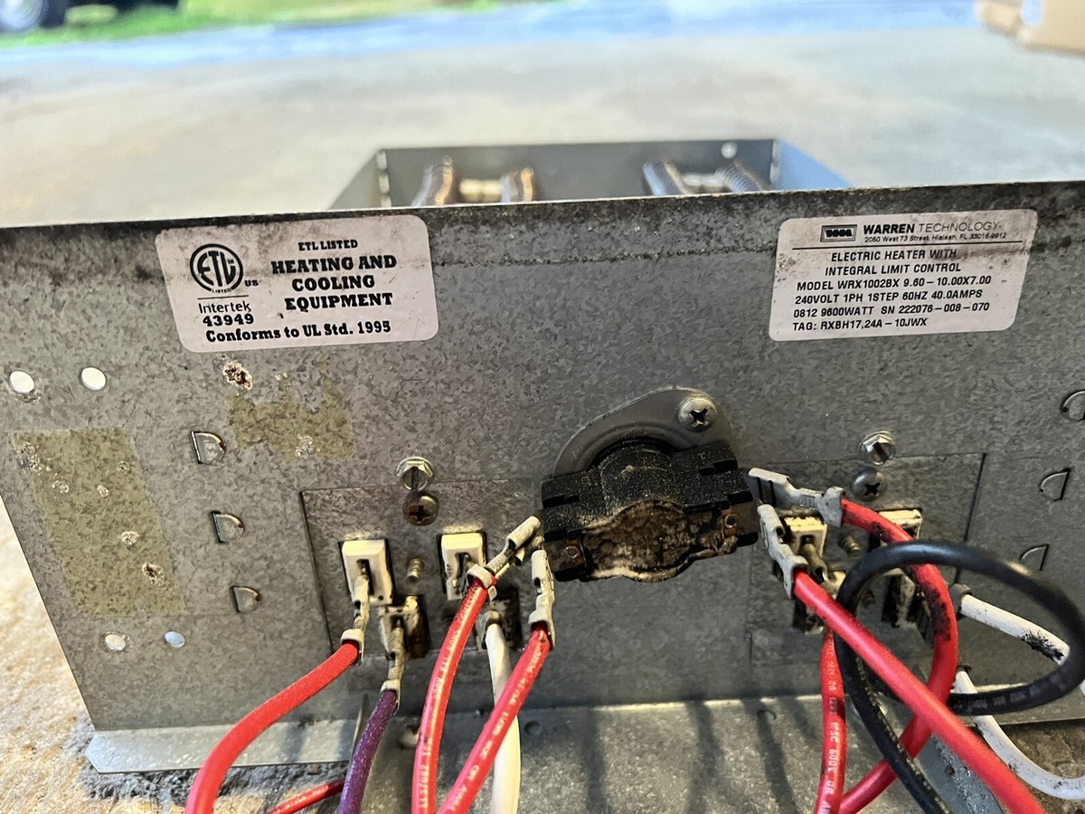 Heat Pump Warren Technology Heat Strips Rheem Ruud 10KW