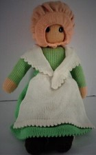 Handmade Knitted Crocheted Doll One Of A Kind
