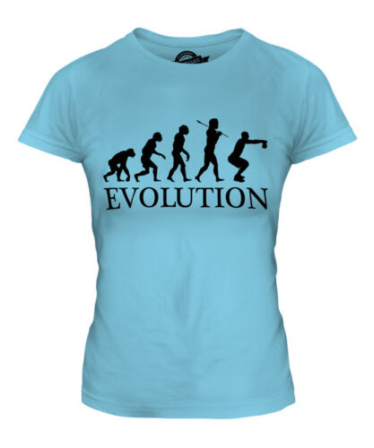 FITNESS EVOLUTION OF MAN LADIES T-SHIRT TEE TOP GIFT CLOTHING RUNNER - Picture 1 of 14