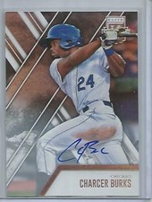 Charcer Burks 2017 Panini Elite Extra Edition Autograph