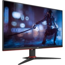AOC 24G2SE 23.8" Full HD LED Gaming LCD Monitor - Black, Red