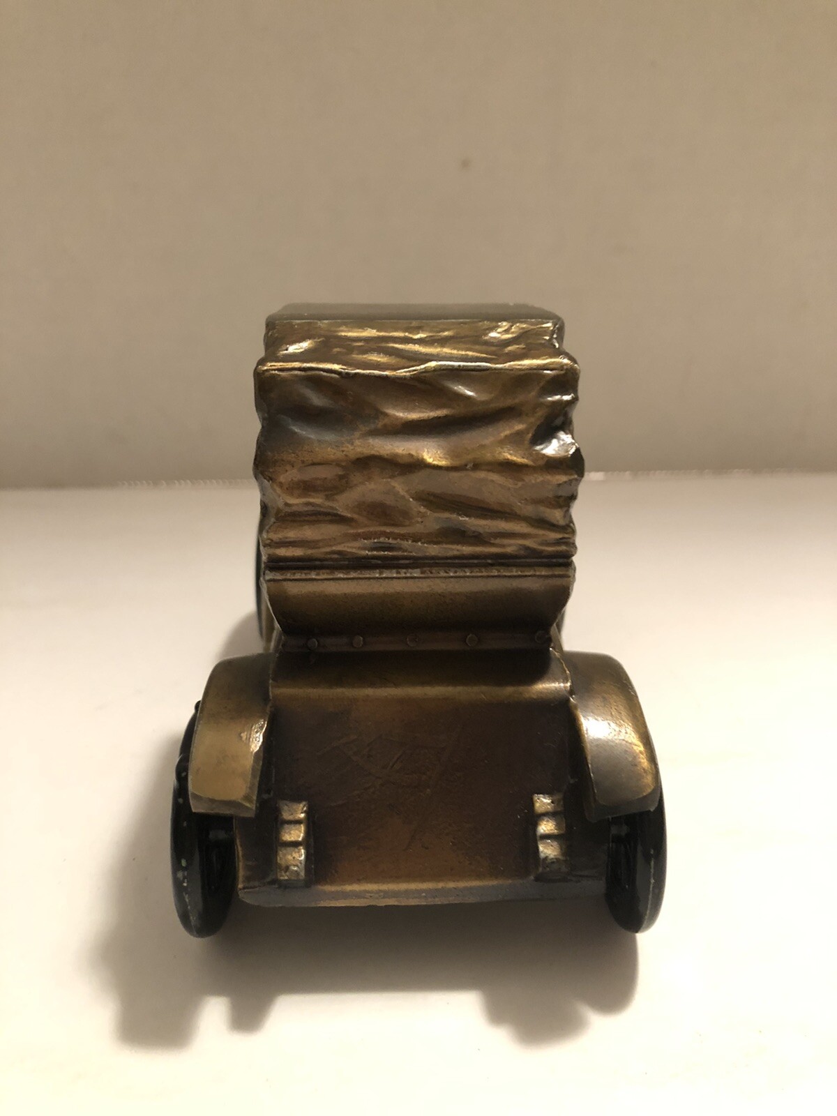 ANTIQUE AUTO COIN BANK PIGGY BANK BANTHRICO "1900 PILLBOX COUPE" VTG in