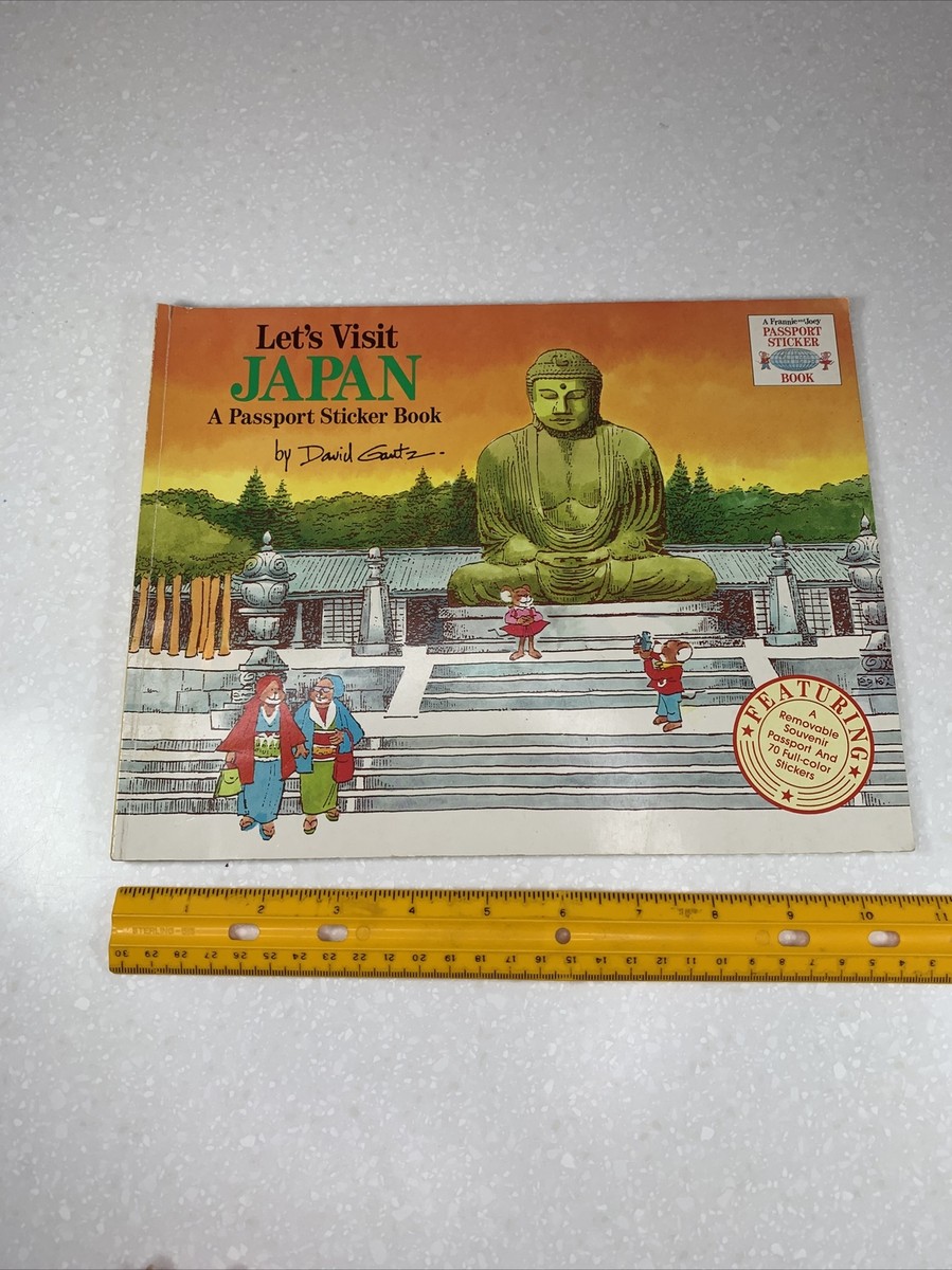 Book Cultural Let's Visit Japan A Passport Sticker Book Davis