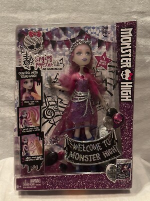 Mattel Monster High Singing Popstar Ari Hauntingtin New In Box