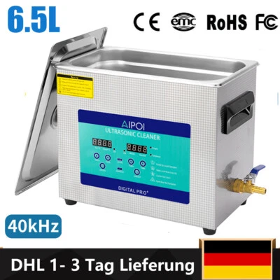 Ultraschallreiniger 6L Ultraschallreinigungsgerät Edelstahl Ultrasonic Reiniger