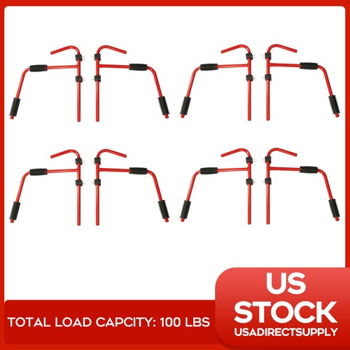 8PCS Kayak Rack Wall Mount Storage Surfboard Canoe Folding Hanging Hooks Rack US