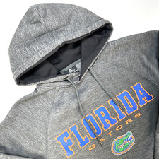 Florida Gators Colosseum Grey Hoodie Sweatshirt Men  s S 100 Polyester