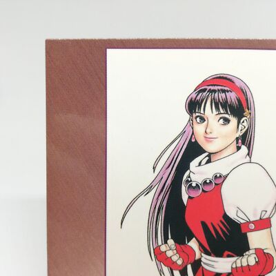 Asamiya Athena The King of Fighters 96 TRADING card Illustration