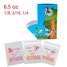 Rubber Bands Elastics Latex Braces 6.5OZ Heavy 1/8'' 1/4'' 3/16" Dental