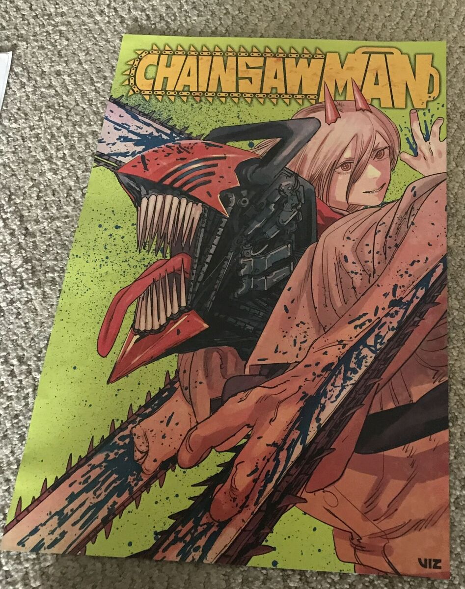 SDCC 2022 CHAINSAWMAN FANGIRL FUUTO PI POSTERS & VIZ BLEACH LANYARD ANIME  PROMOS