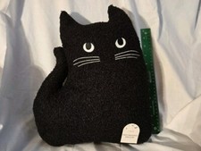 15" T Black Cat Plush Toss Pillow 2024 Halloween Always First