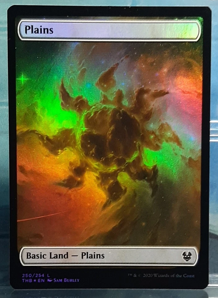 Magic - Plains / Ebene - Basic Land Foil - Theros Beyond Death - EN/NM - Bild 3 von 4