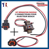 3X Reparatur Elektrischer Kabelbaum EinspritzdüSe Bosch Stecker FüR Alle Marken
