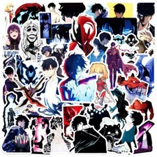 Solo Leveling Stickers 50 PCS, Waterproof Stickers for Laptop, Phone,  More