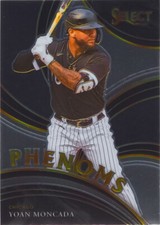 Yoan Moncada 2021 Panini Select Baseball PHENOMS INSERT Chrome Card #PH-22