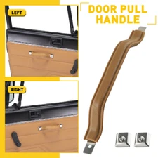 Car Interior Door Pull Handle Tan Front Left Right & For 1976-1986 Jeep CJ-7