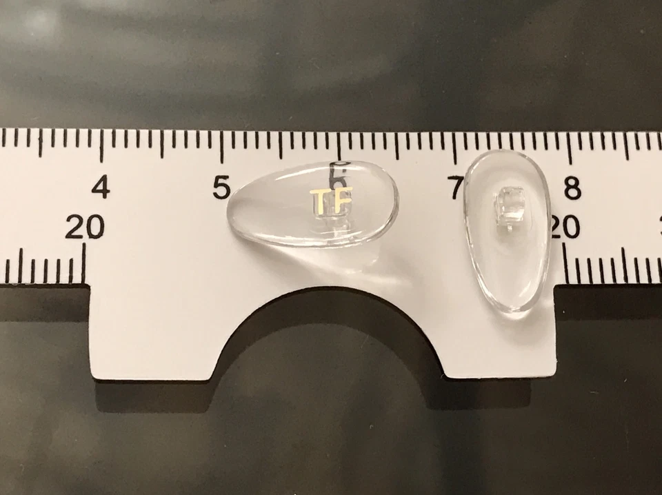 Nuevas almohadillas nasales a presión de repuesto de alta calidad para gafas Tom Ford doradas 1 par Foto 4 de 4