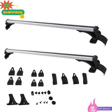 New 48in Universal Car Roof Cross Bars 330lb Aluminum Cargo Rack New 48in Universal Car Roof Cross Bars 330lb Aluminum Cargo Rack