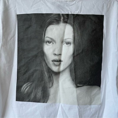KATE MOSS x Zara T-Shirt Terry O'Neill Photograph March1992 London