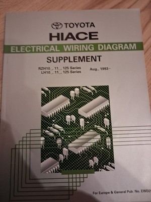 Schaltpläne Electrical wiring diagram Toyota HIACE H100 1993 Reparaturanleitung